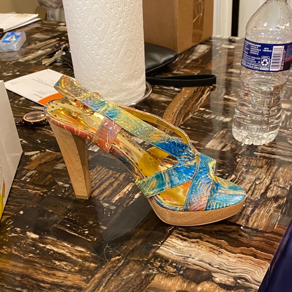 Colorful Strappy Heels